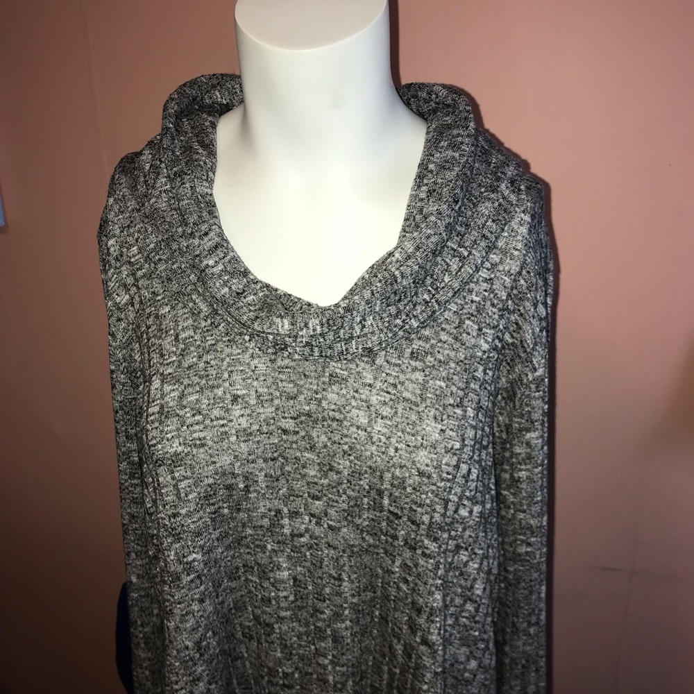 Cable & Guage Cowl neck sweater XL